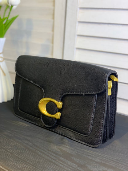 Black coach bag without box