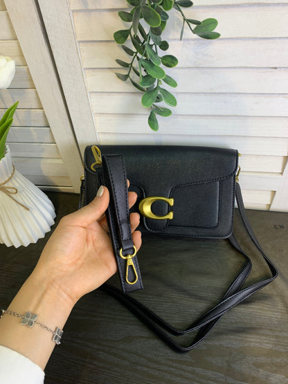 Black coach bag without box