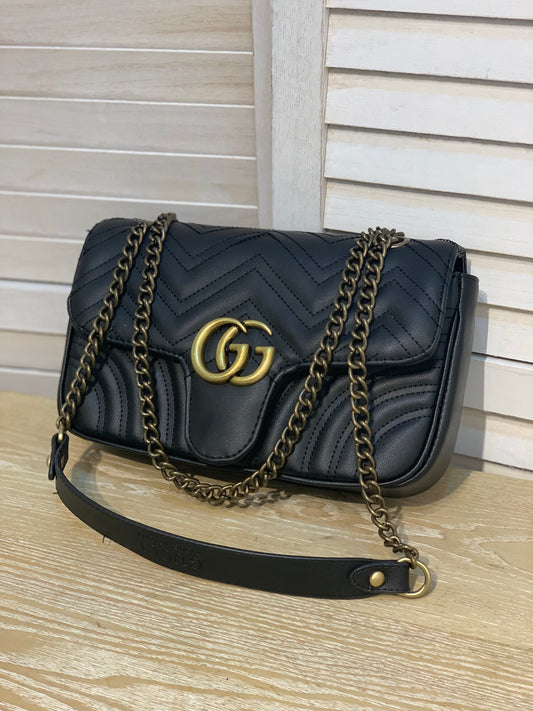 Black Gucci bag without box