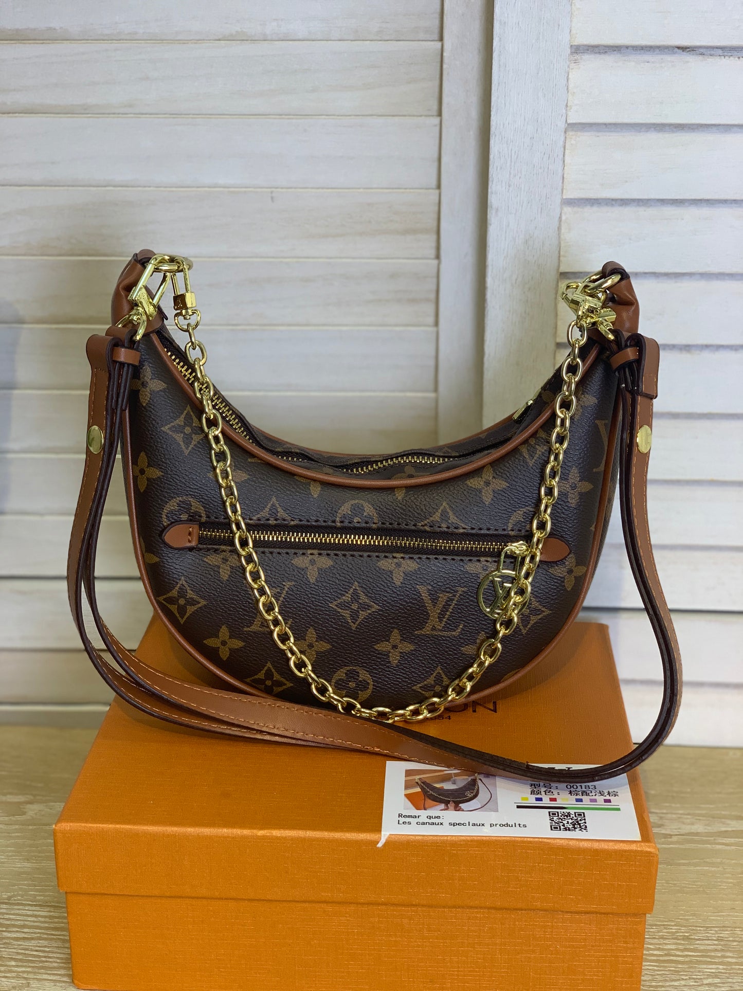 Louis Vuitton brown color with box