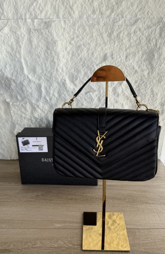 شنطه ysl ماستر كواليتي شامل علبه لوجو ذهبي