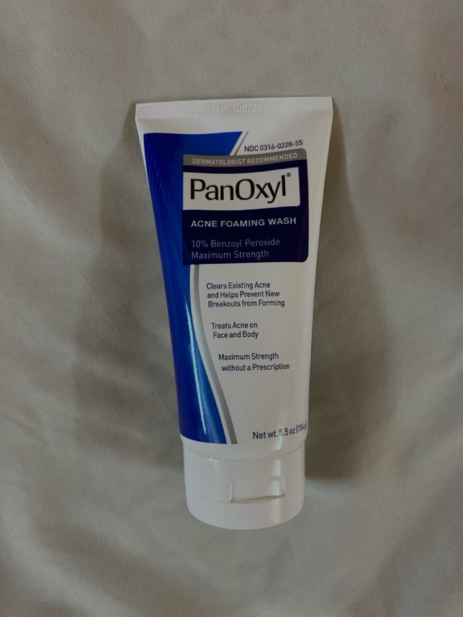 PanOxyl‏, Acne Creamy Wash, Benzoyl Peroxide 10% Daily Control