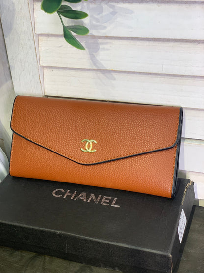 Large brown Chanel purse with box