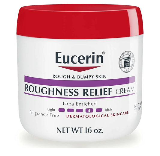 Eucerin Roughness Relief Cream, Fragrance Free Body Cream for Dry Skin Eucerin Roughness Relief Cream, Fragrance Free Body Cream for Dry Skin