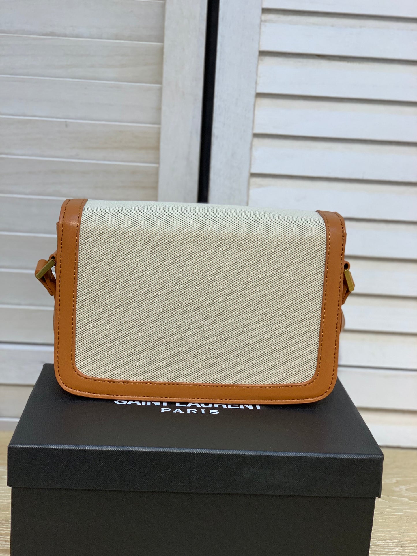 saint laurent apricot/brown  With box