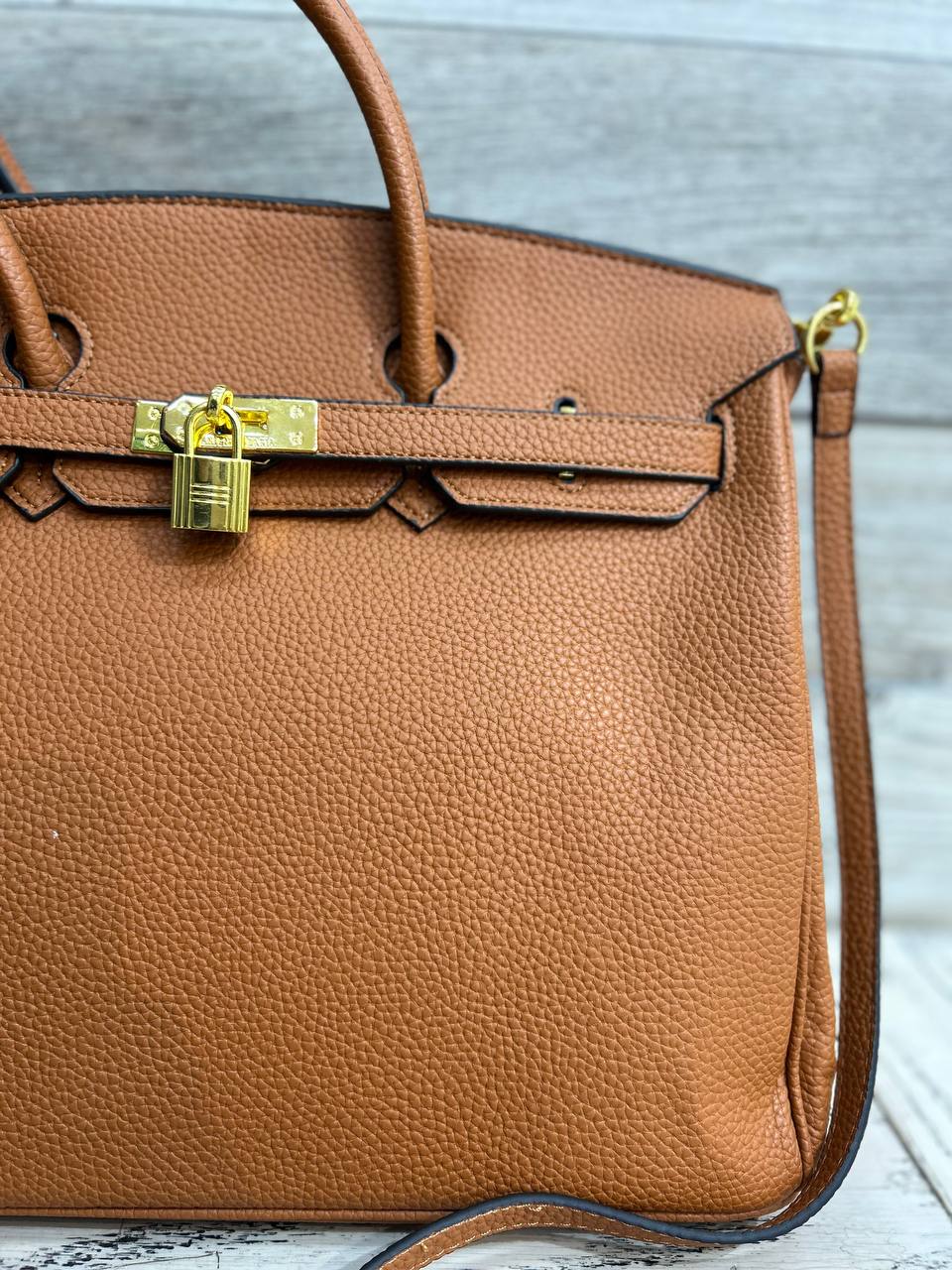 Hermès brown Togo Birkin 35 Gold Hardware