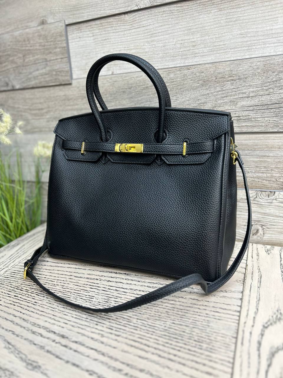 Hermès Black Togo Birkin 35 Gold Hardware